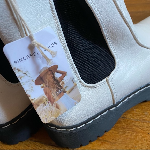 Sincerely Jules Platform Hippie Boots SZ 8 - Picture 9 of 14